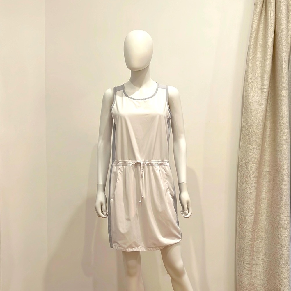 Athleta white activewear dress